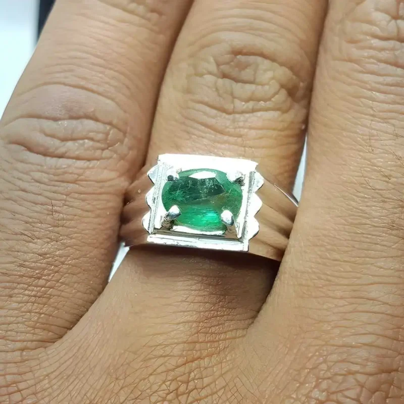 Bold & Unique Men's Natural Emerald Rings Shop Now