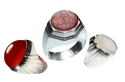 Yemeni Aqeeq Rings For Men