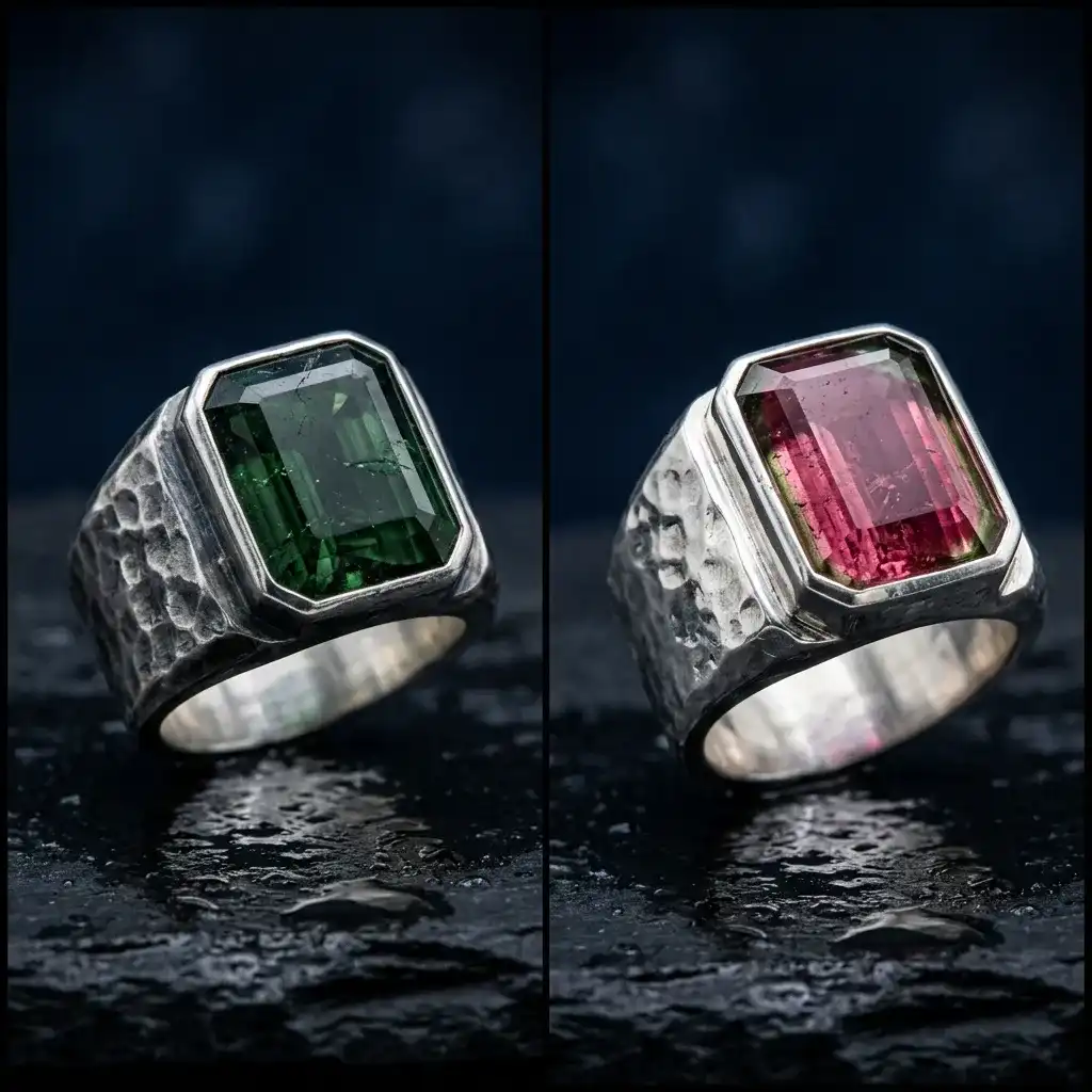 tourmaline ring for men