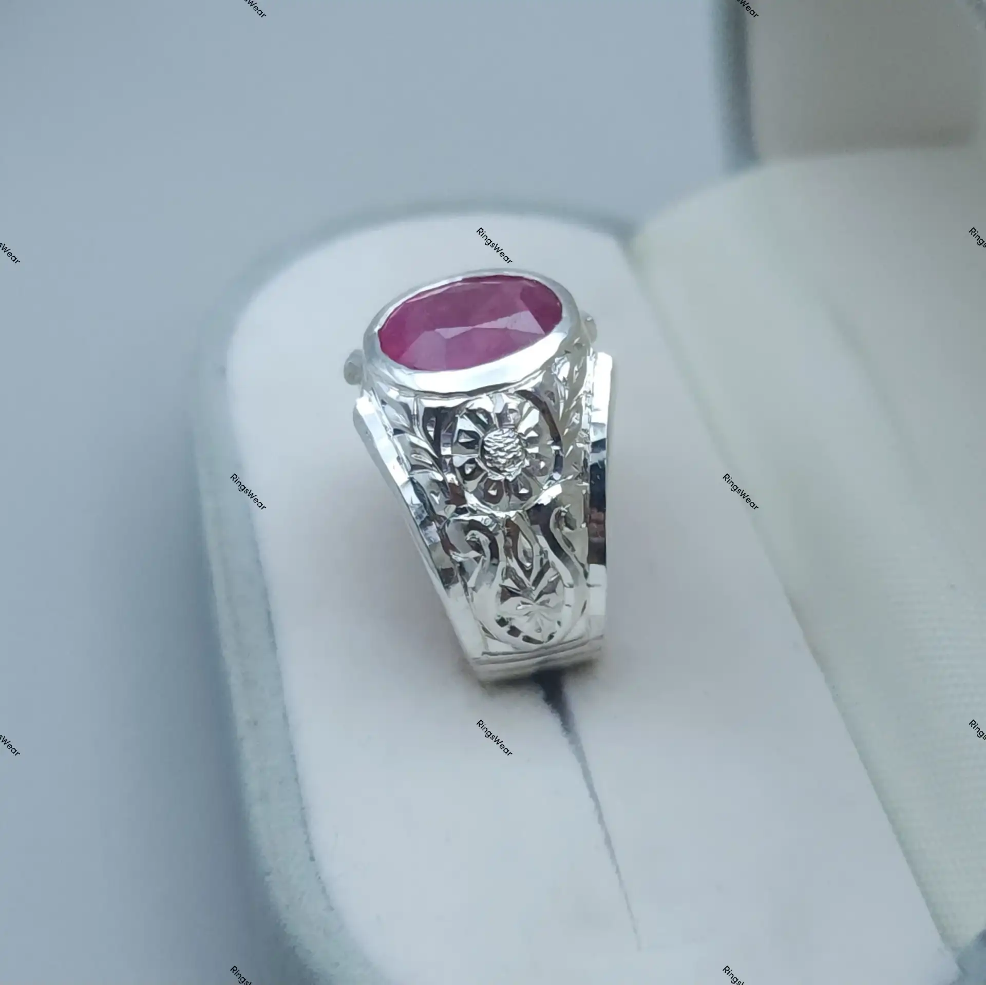 Ruby Promise Ring Handmade Natural Ruby In 925 Silver 6 Ruby Promise Ring