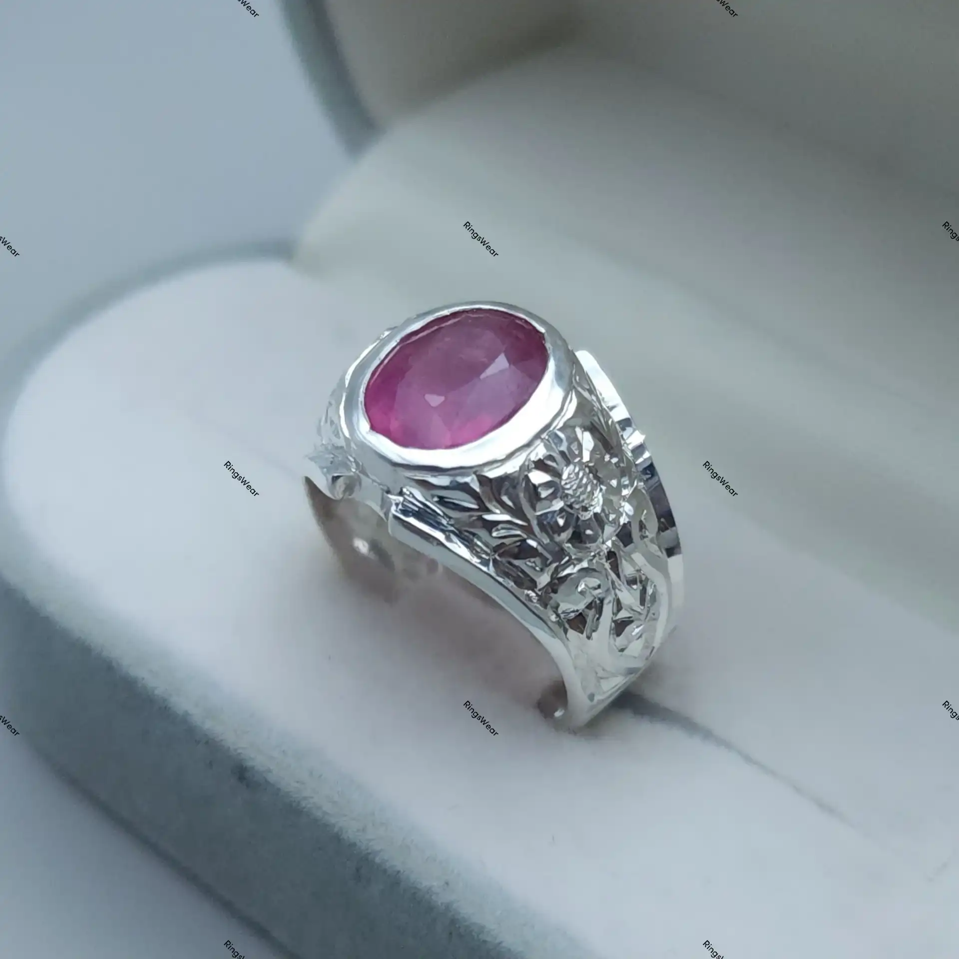 Ruby Promise Ring Handmade Natural Ruby In 925 Silver 5 Ruby Promise Ring