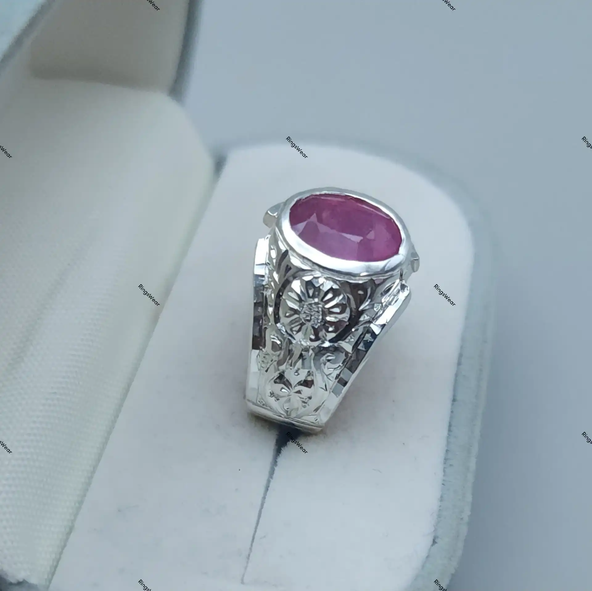 Ruby Promise Ring Handmade Natural Ruby In 925 Silver 4 Ruby Promise Ring