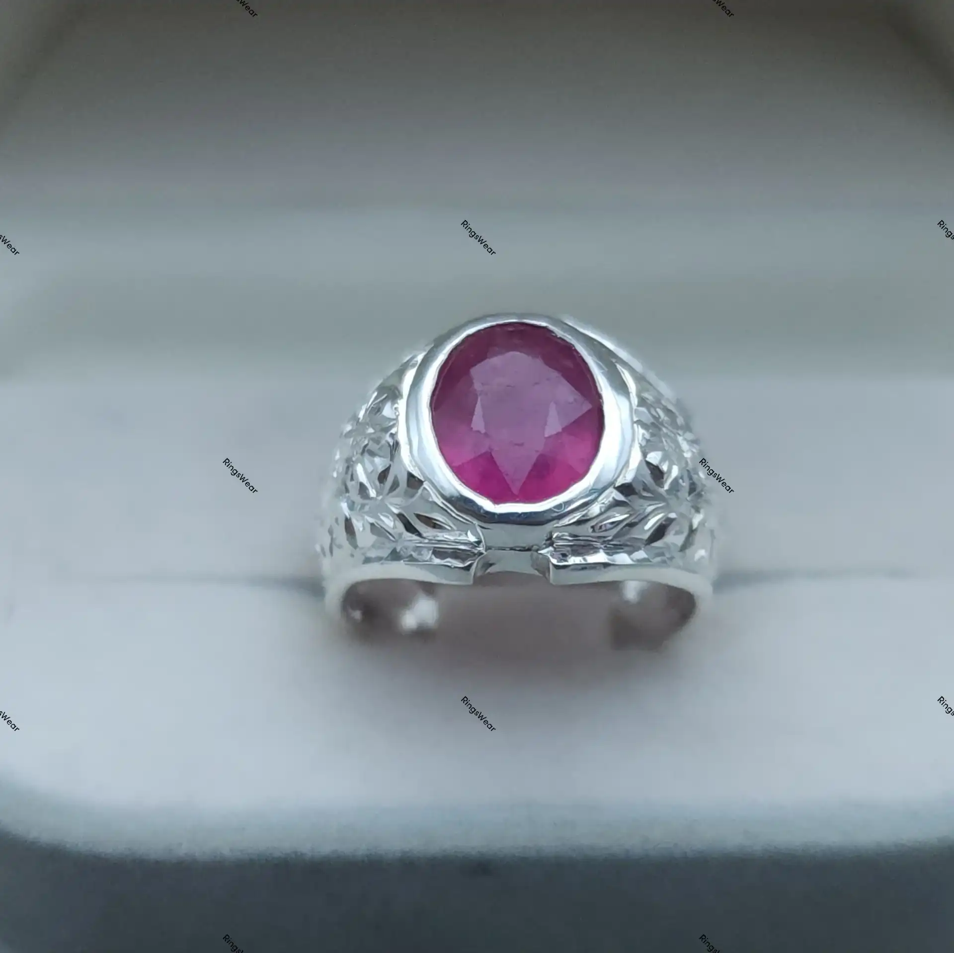 Ruby Promise Ring Handmade Natural Ruby In 925 Silver 3 Ruby Promise Ring
